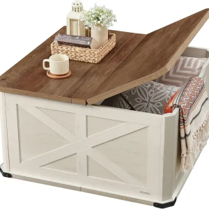 Farmhouse Coffee Table with Storage